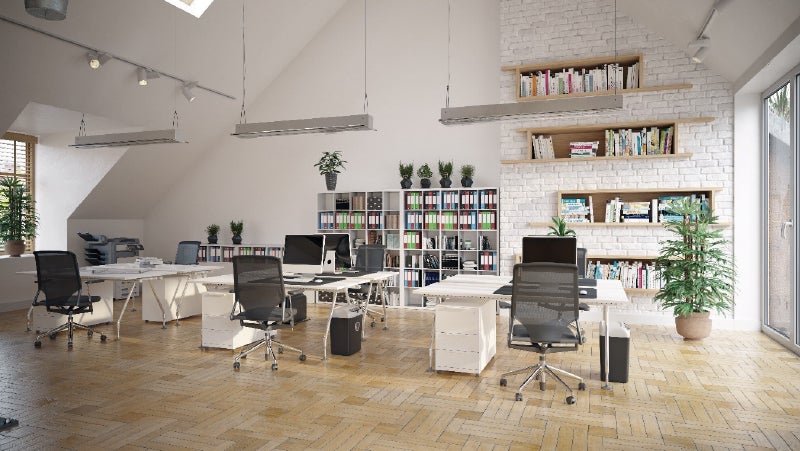 办公室的开放空间